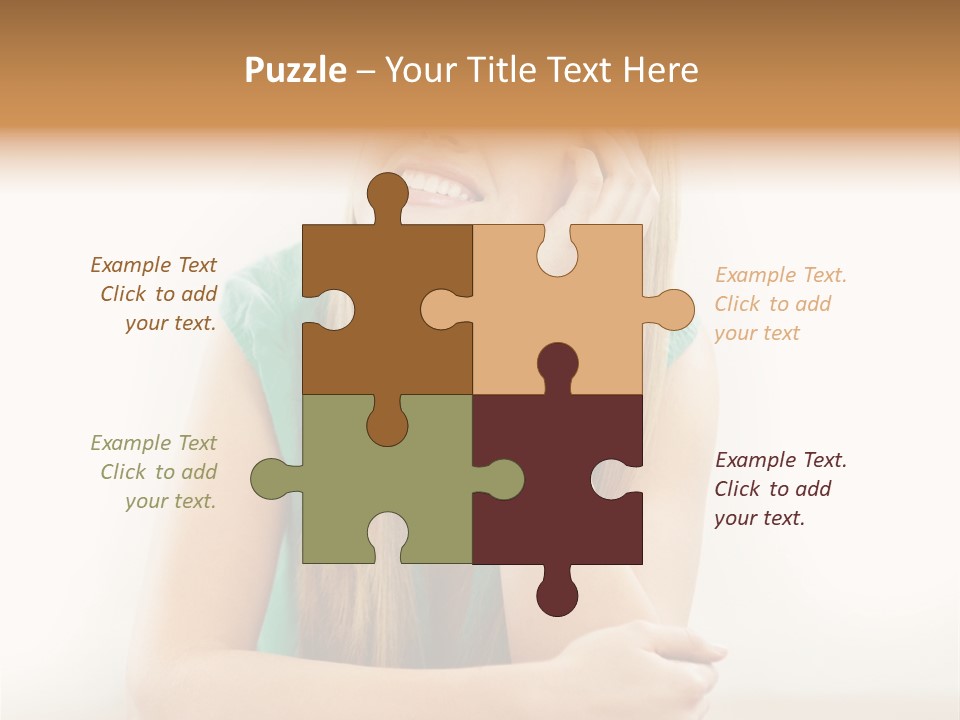 Innocence Dress Gown PowerPoint Template