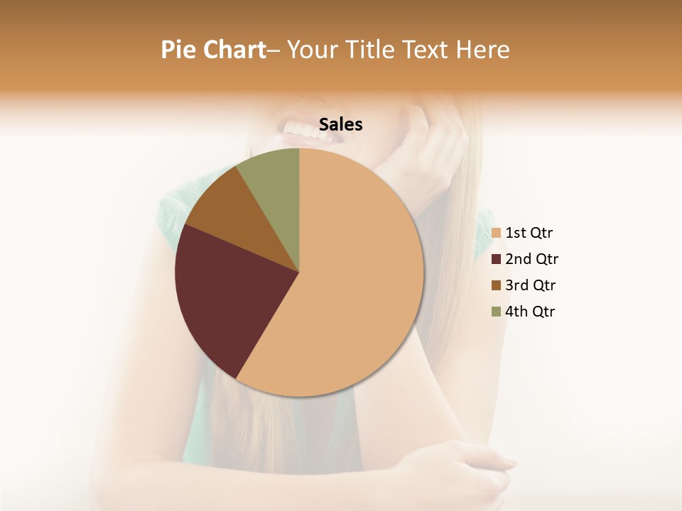 Innocence Dress Gown PowerPoint Template