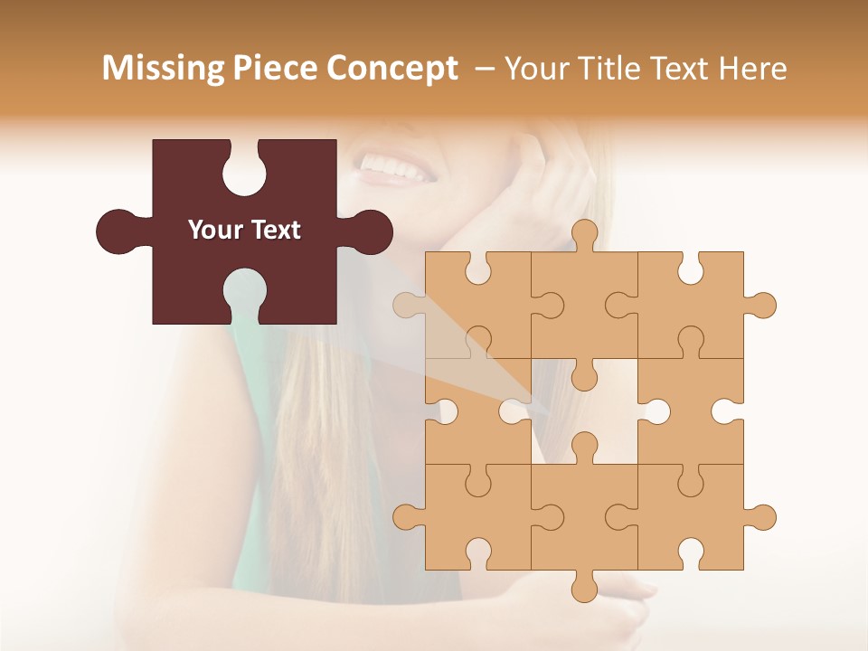 Innocence Dress Gown PowerPoint Template