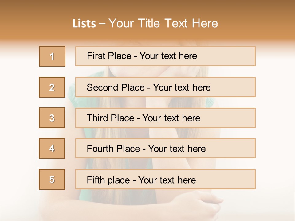 Innocence Dress Gown PowerPoint Template