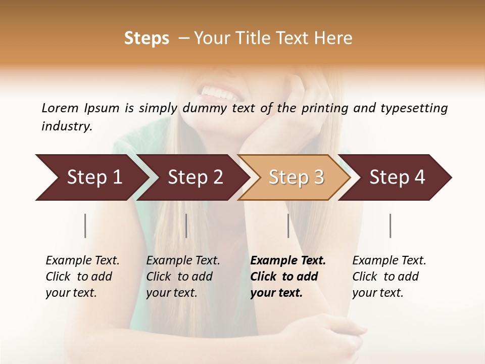 Innocence Dress Gown PowerPoint Template
