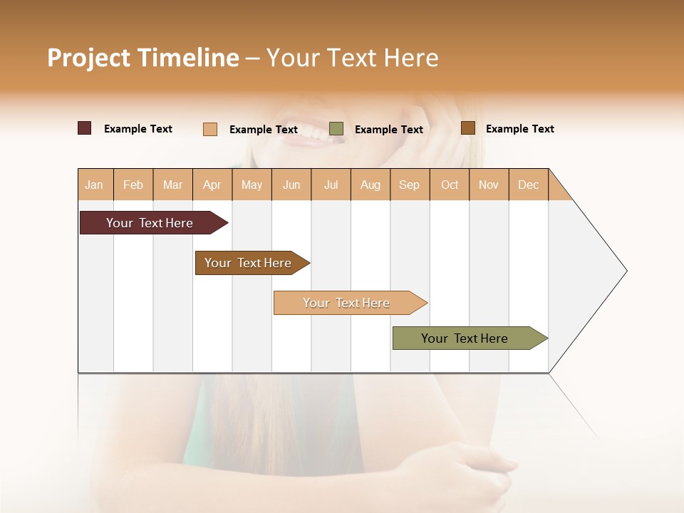 Innocence Dress Gown PowerPoint Template