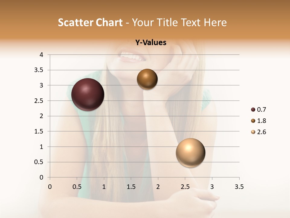 Innocence Dress Gown PowerPoint Template