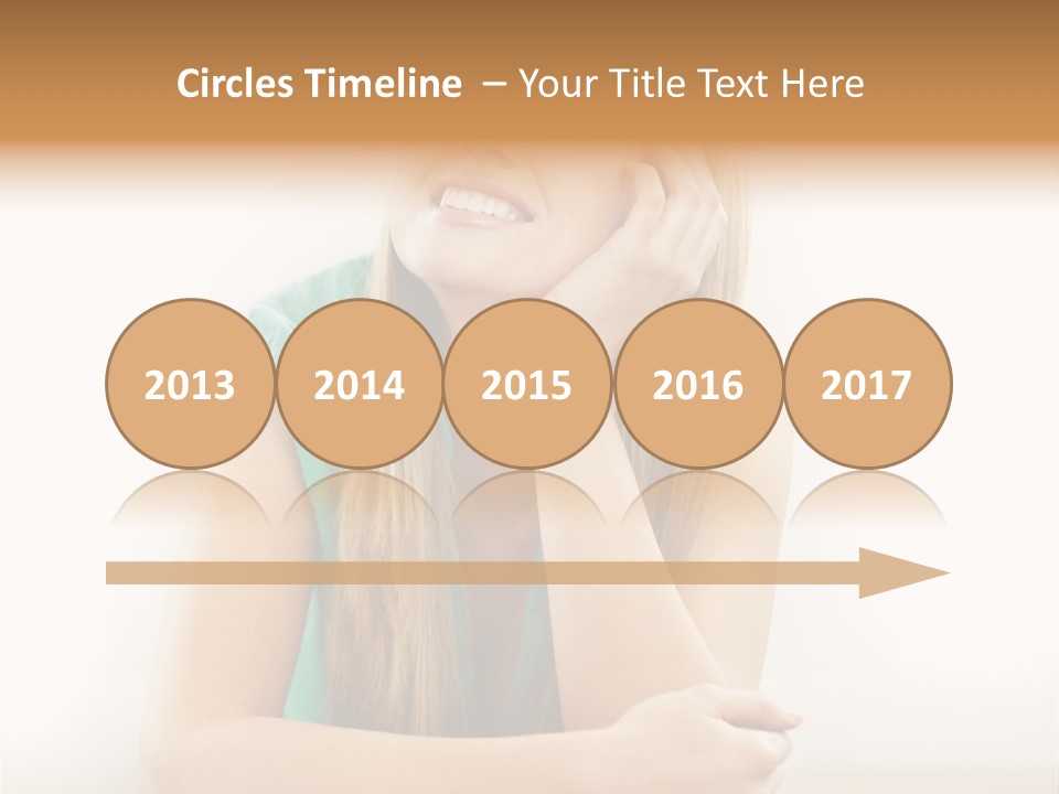 Innocence Dress Gown PowerPoint Template