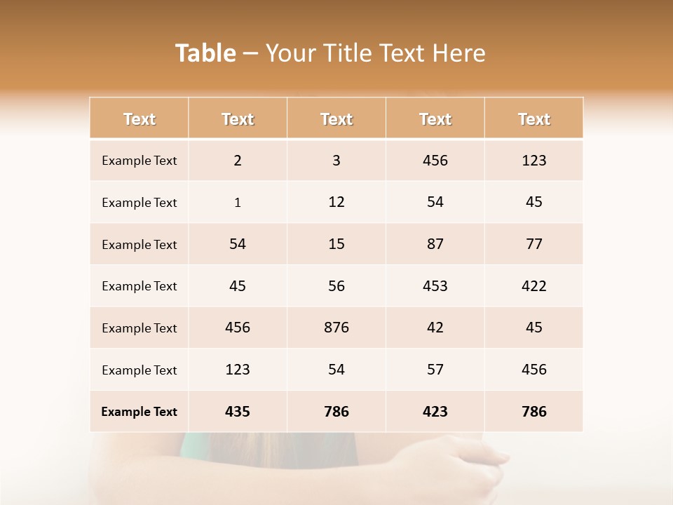 Innocence Dress Gown PowerPoint Template