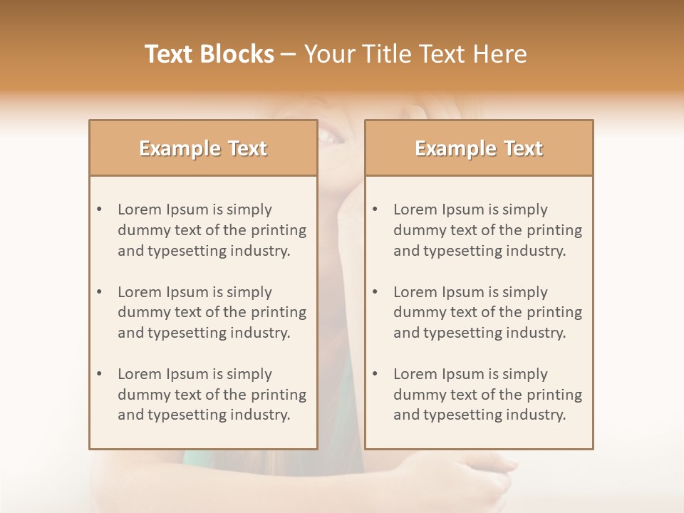 Innocence Dress Gown PowerPoint Template