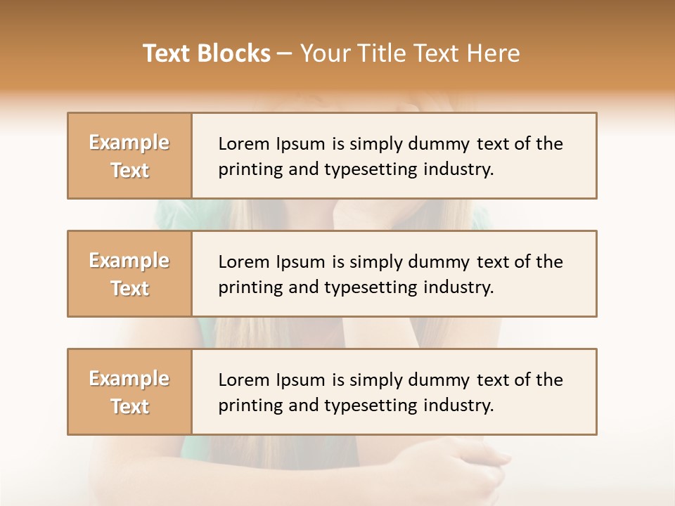 Innocence Dress Gown PowerPoint Template