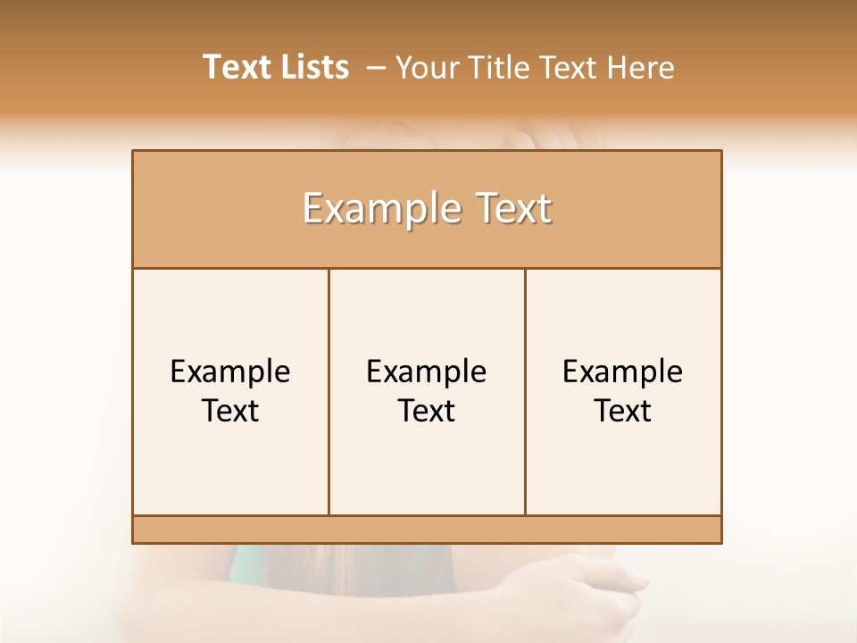 Innocence Dress Gown PowerPoint Template