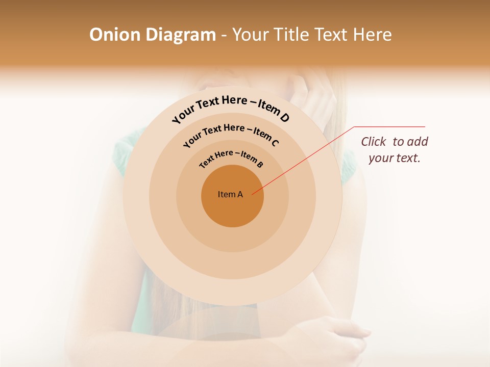 Innocence Dress Gown PowerPoint Template