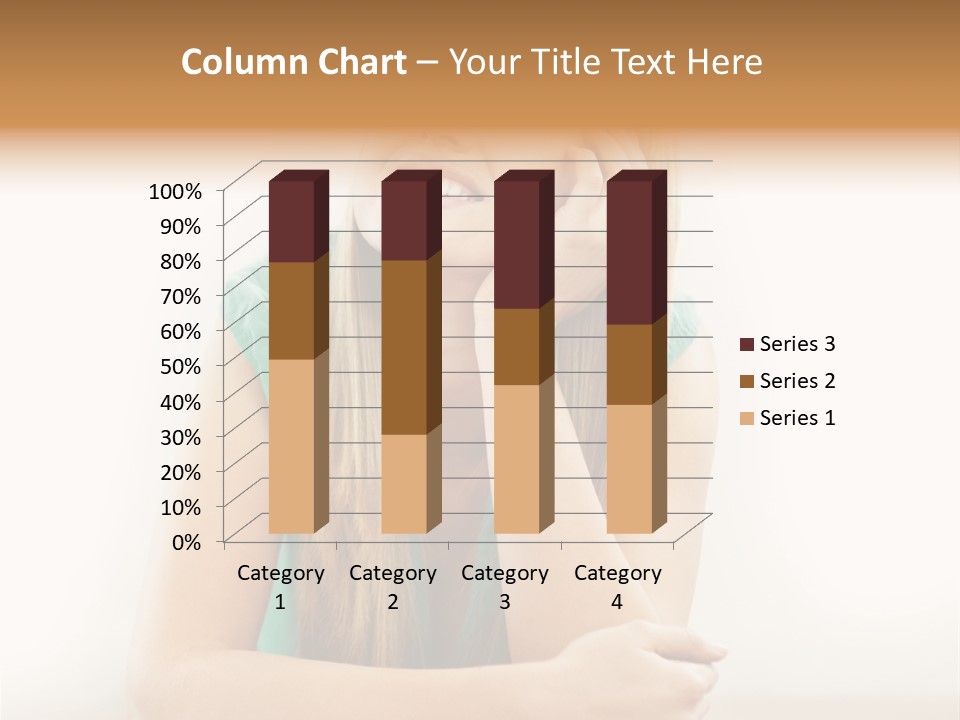 Innocence Dress Gown PowerPoint Template