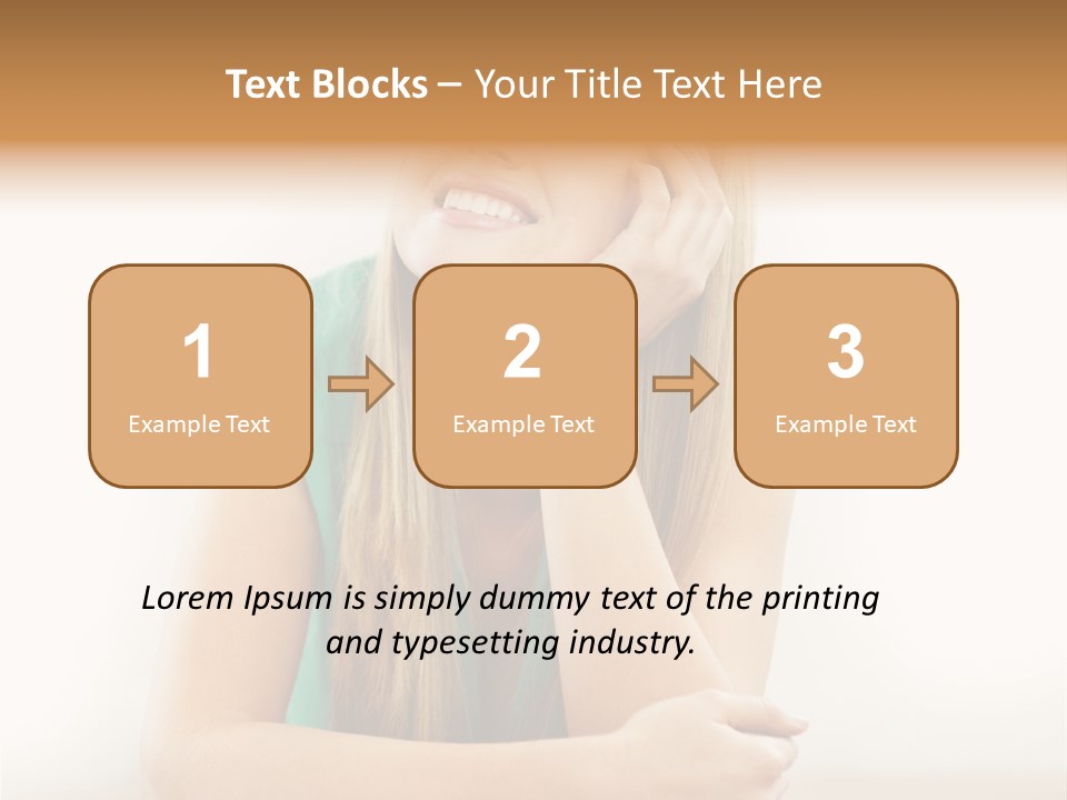 Innocence Dress Gown PowerPoint Template