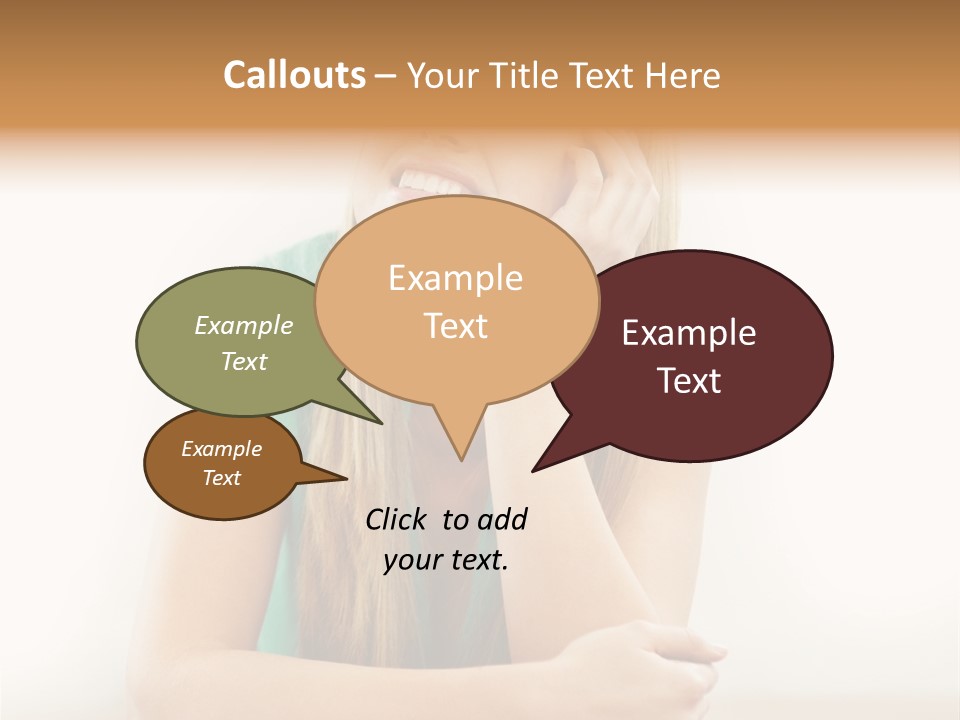 Innocence Dress Gown PowerPoint Template