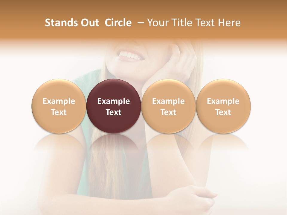 Innocence Dress Gown PowerPoint Template