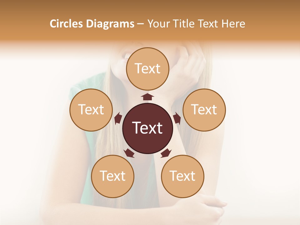 Innocence Dress Gown PowerPoint Template