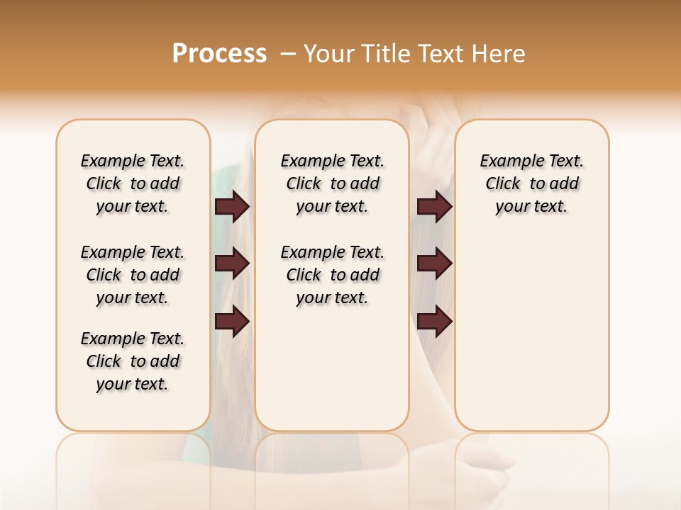 Innocence Dress Gown PowerPoint Template