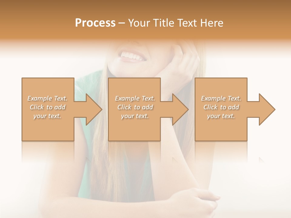 Innocence Dress Gown PowerPoint Template