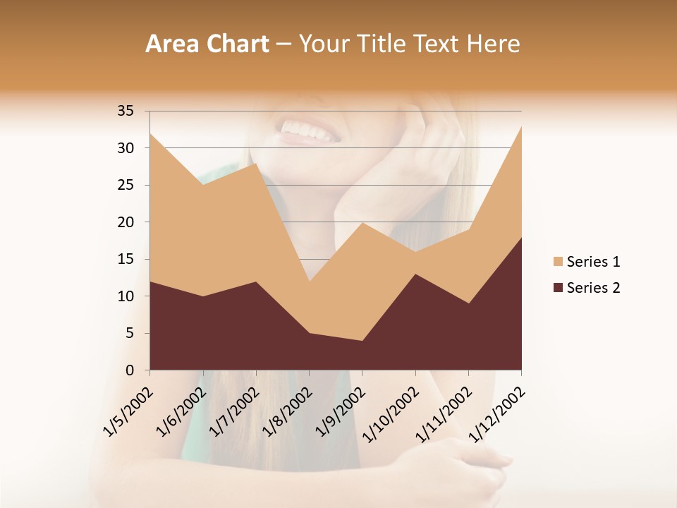 Innocence Dress Gown PowerPoint Template