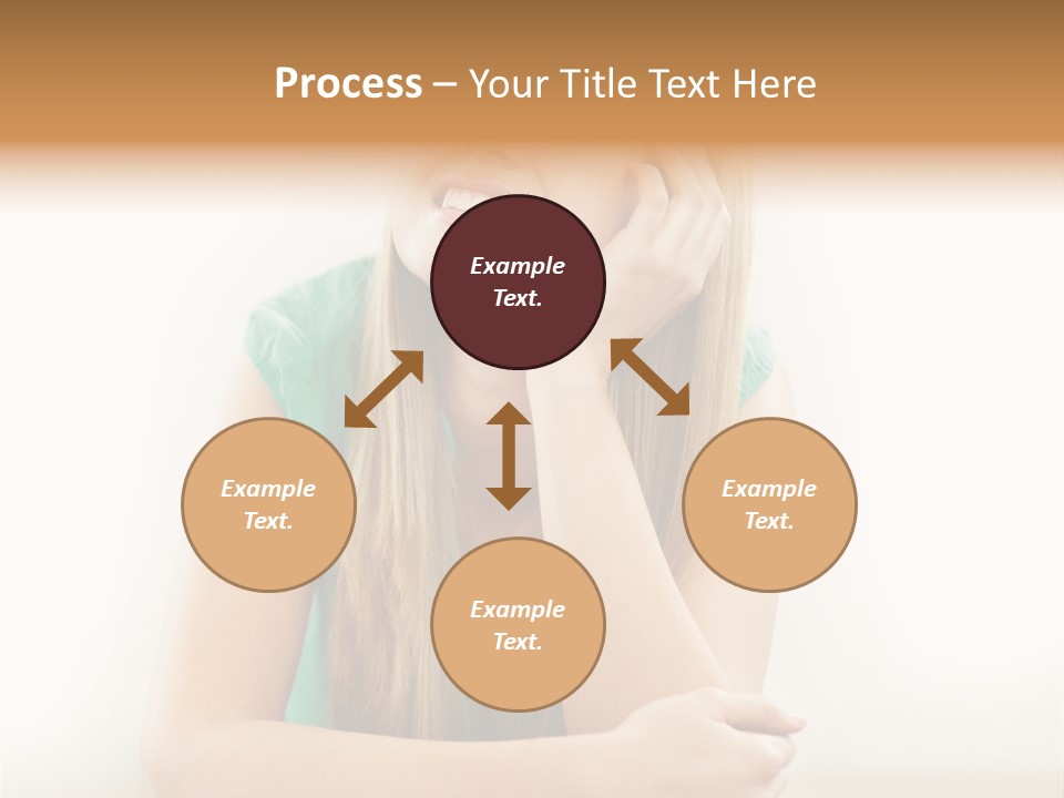 Innocence Dress Gown PowerPoint Template