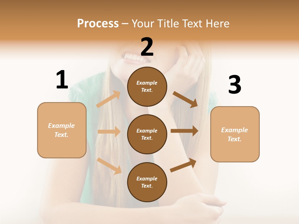 Innocence Dress Gown PowerPoint Template