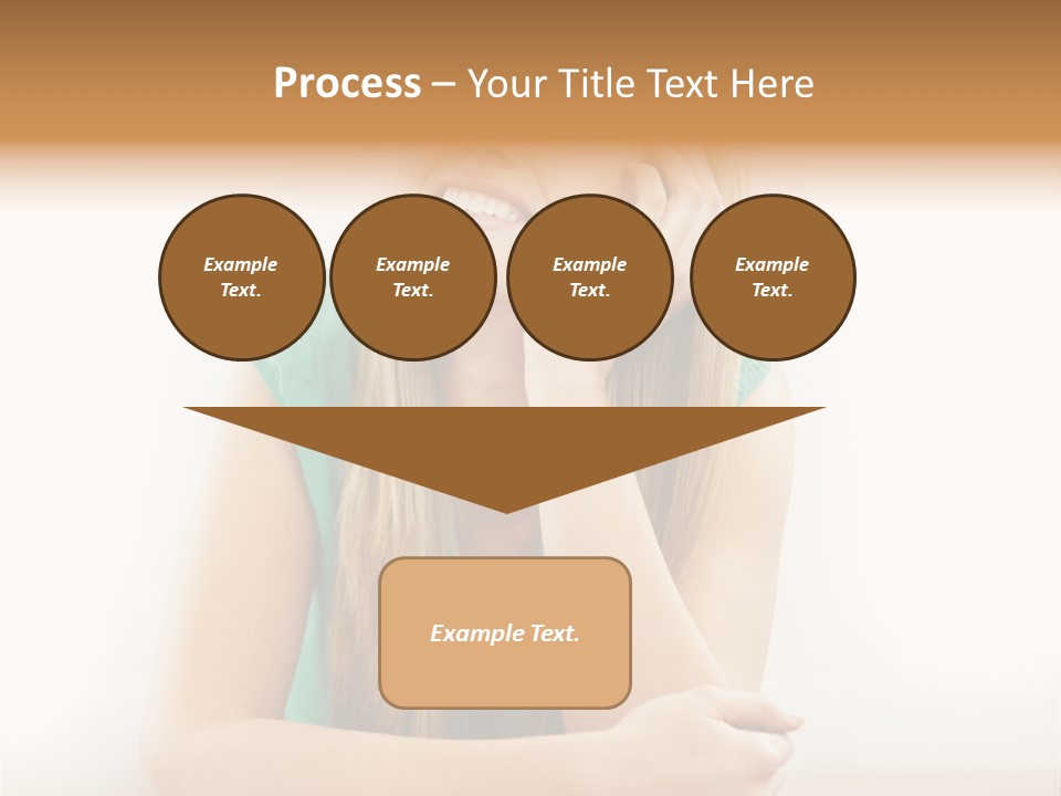 Innocence Dress Gown PowerPoint Template