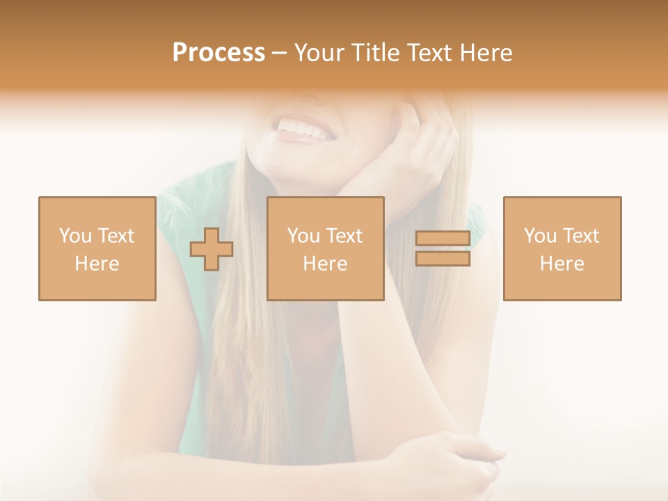 Innocence Dress Gown PowerPoint Template