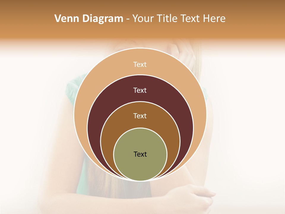 Innocence Dress Gown PowerPoint Template