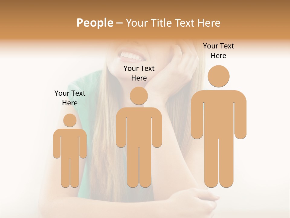 Innocence Dress Gown PowerPoint Template