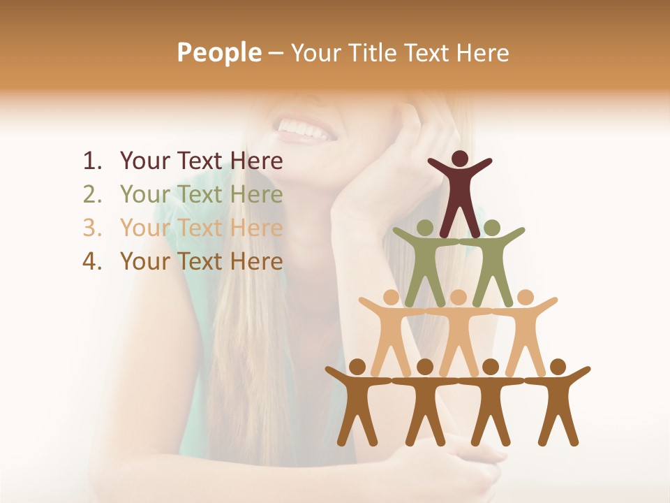 Innocence Dress Gown PowerPoint Template