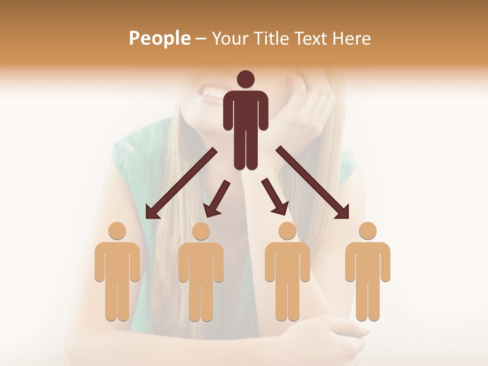 Innocence Dress Gown PowerPoint Template