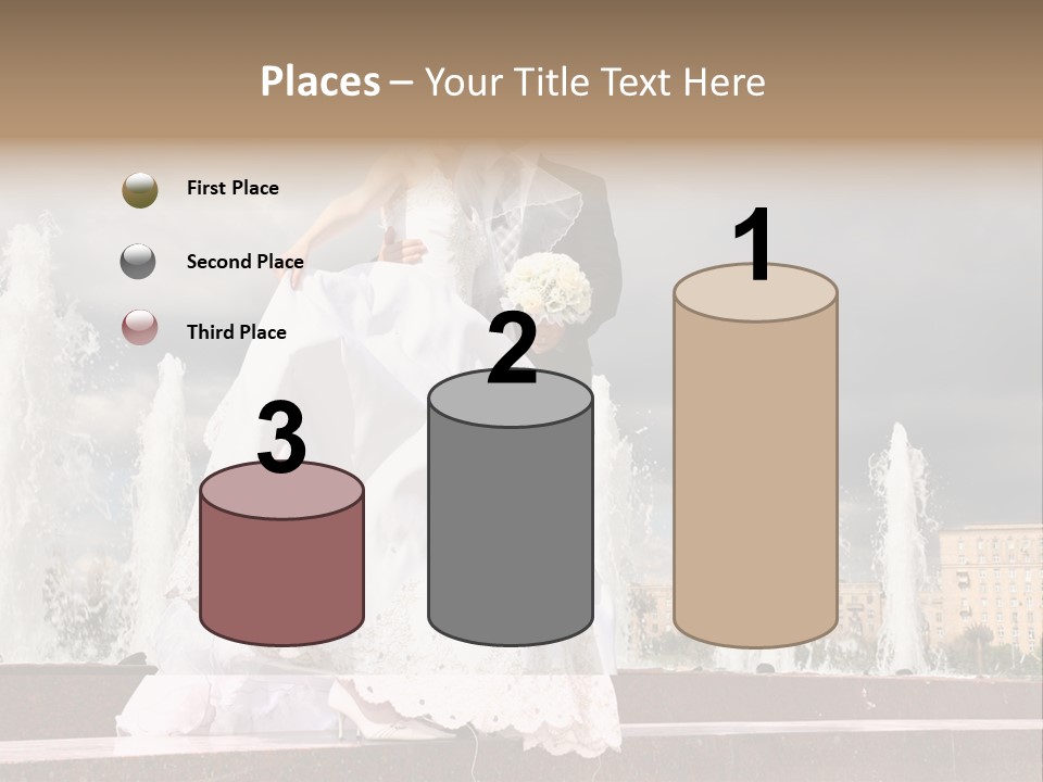 Innocence Dress Gown PowerPoint Template