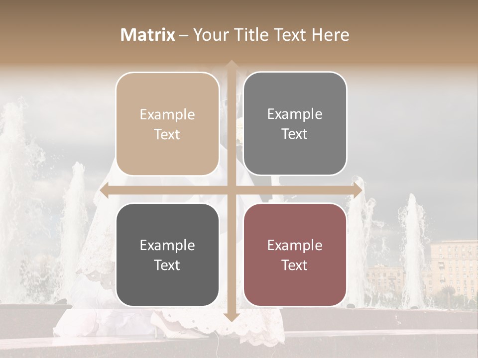 Innocence Dress Gown PowerPoint Template