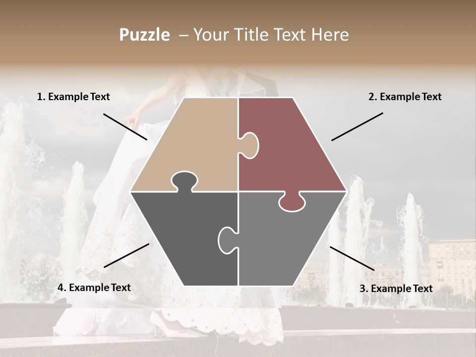 Innocence Dress Gown PowerPoint Template