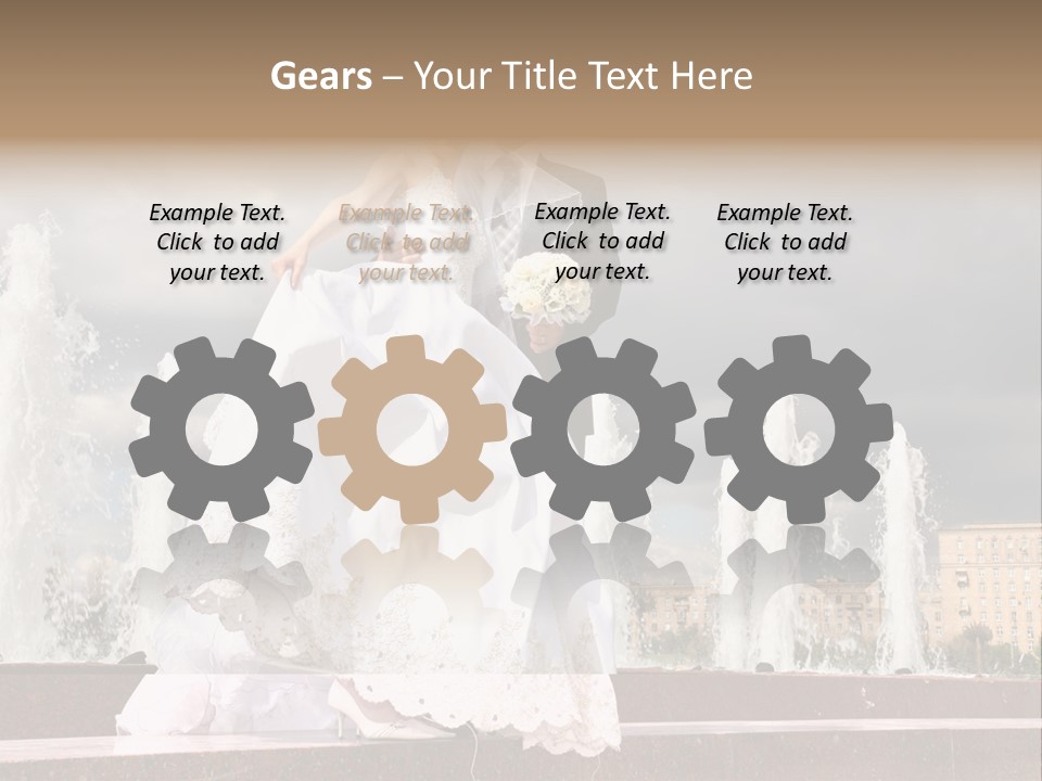 Innocence Dress Gown PowerPoint Template