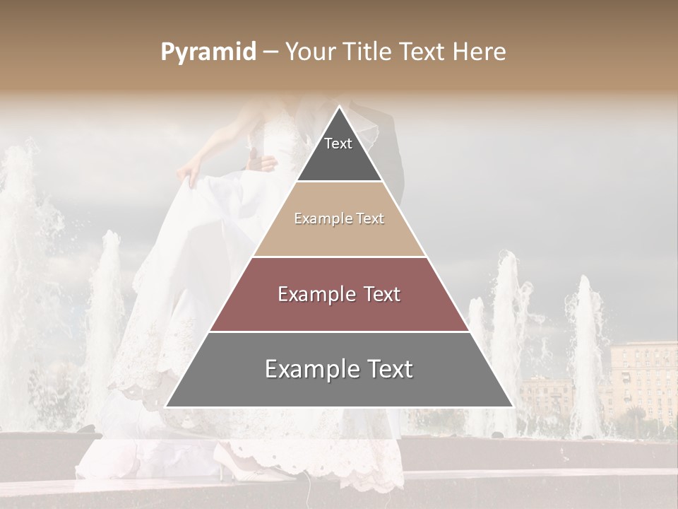 Innocence Dress Gown PowerPoint Template