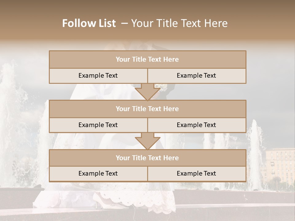 Innocence Dress Gown PowerPoint Template