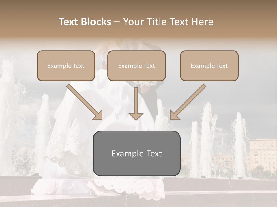 Innocence Dress Gown PowerPoint Template