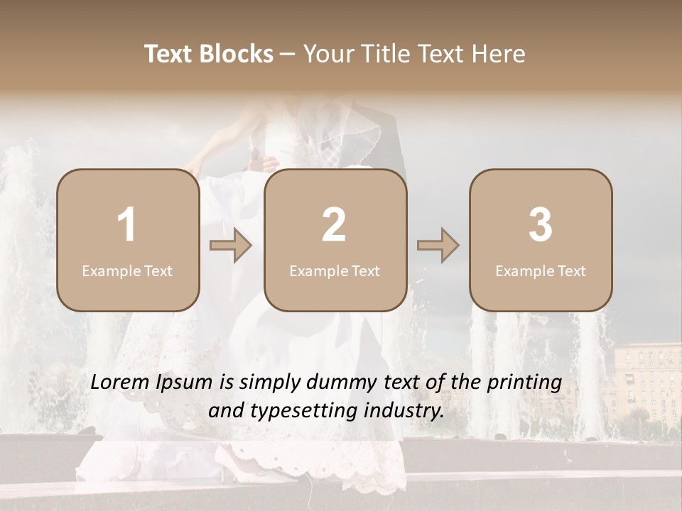 Innocence Dress Gown PowerPoint Template