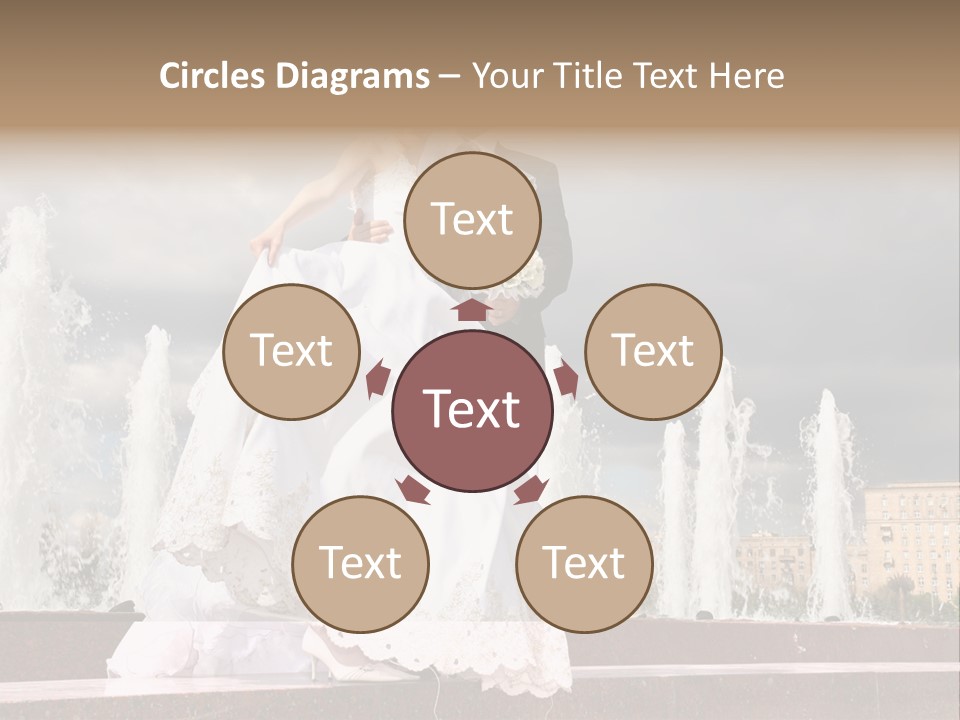 Innocence Dress Gown PowerPoint Template