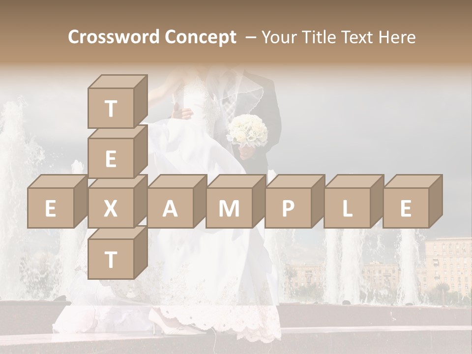 Innocence Dress Gown PowerPoint Template