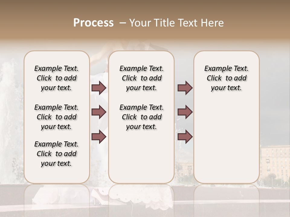 Innocence Dress Gown PowerPoint Template