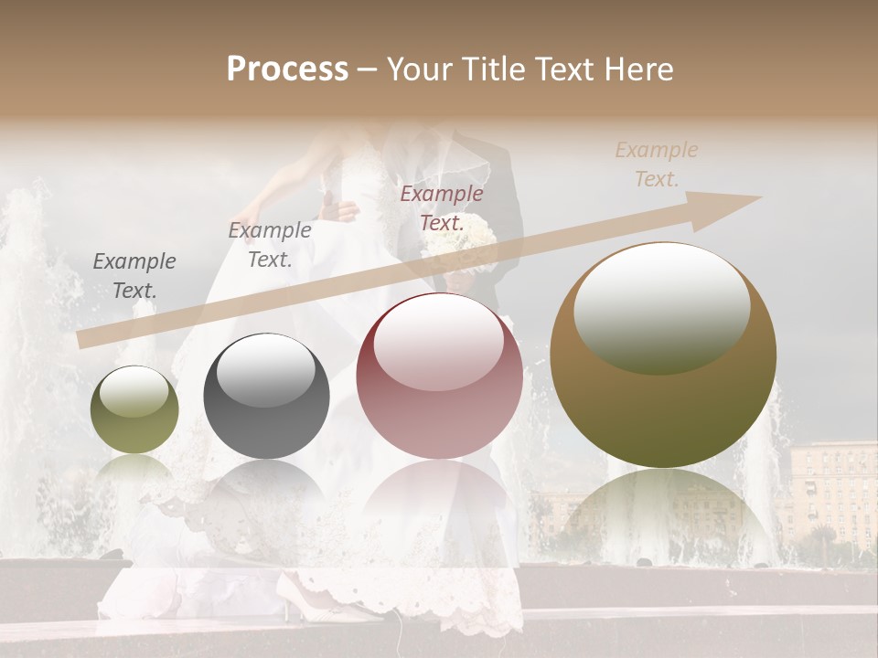 Innocence Dress Gown PowerPoint Template