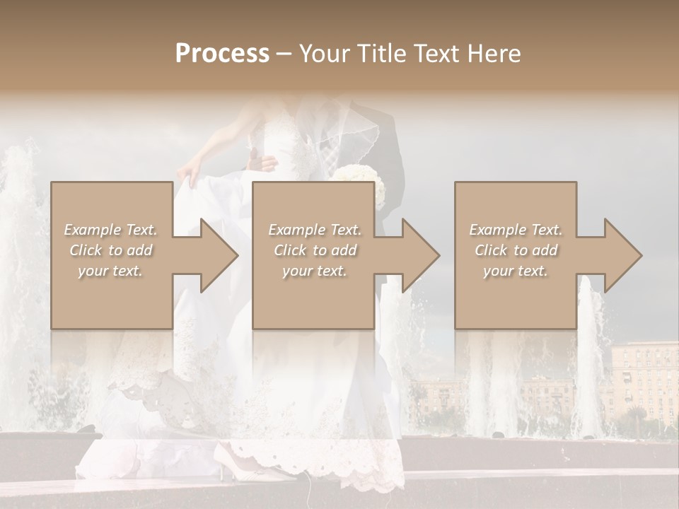 Innocence Dress Gown PowerPoint Template