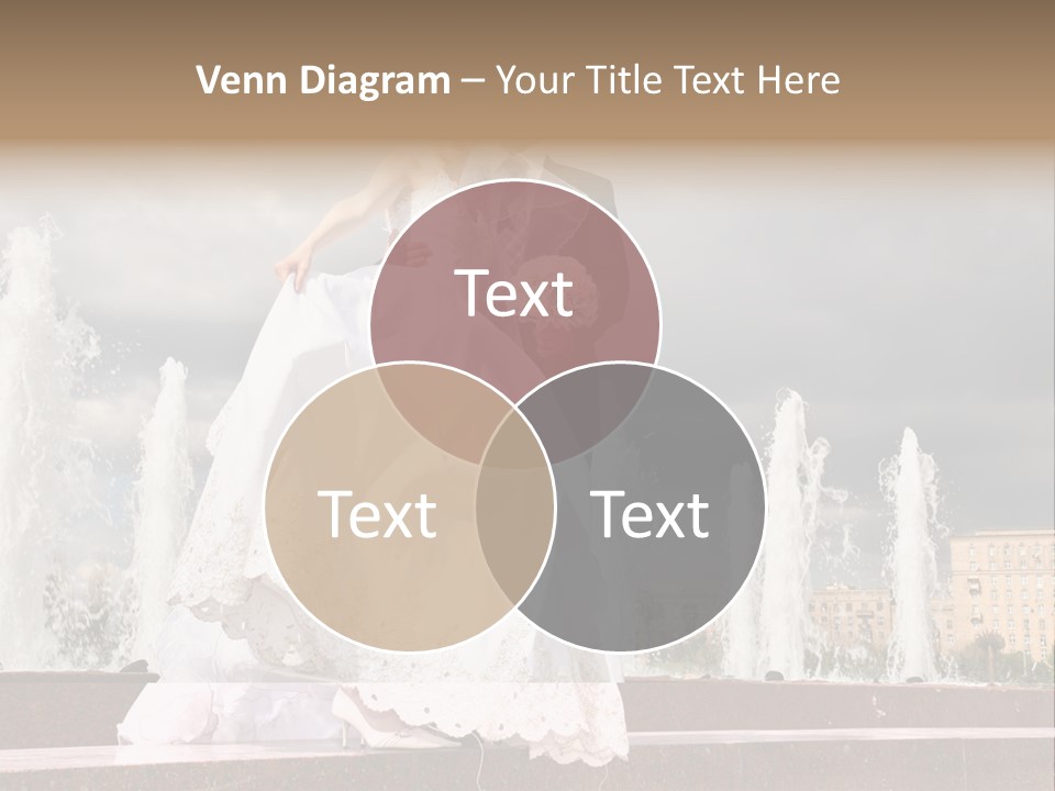 Innocence Dress Gown PowerPoint Template