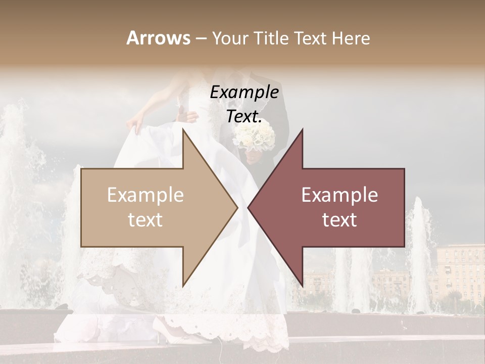 Innocence Dress Gown PowerPoint Template