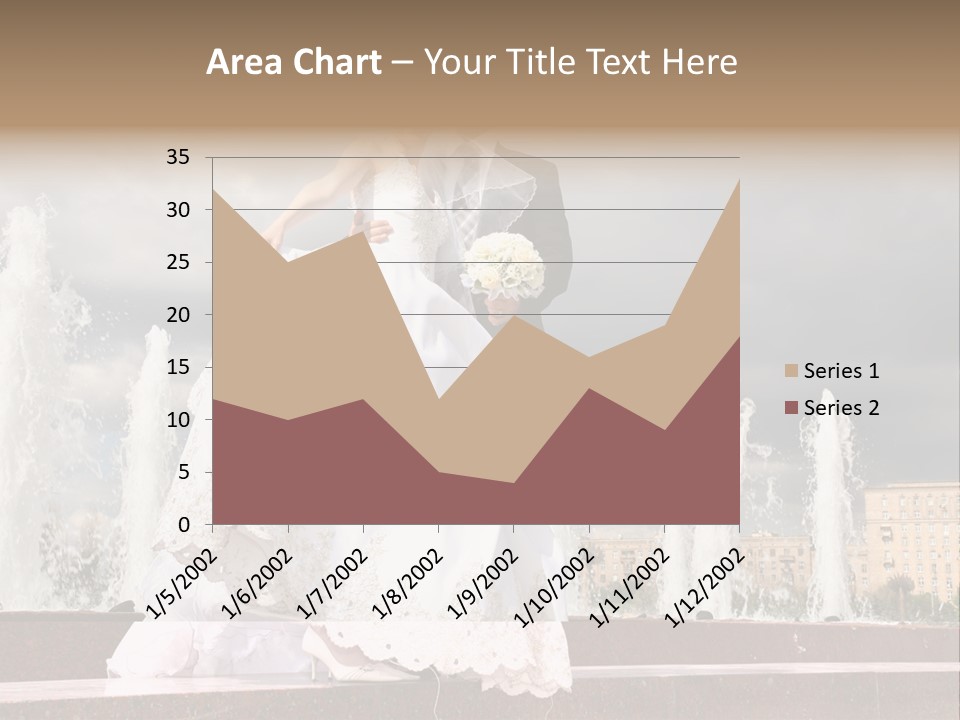 Innocence Dress Gown PowerPoint Template