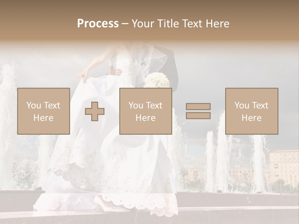 Innocence Dress Gown PowerPoint Template