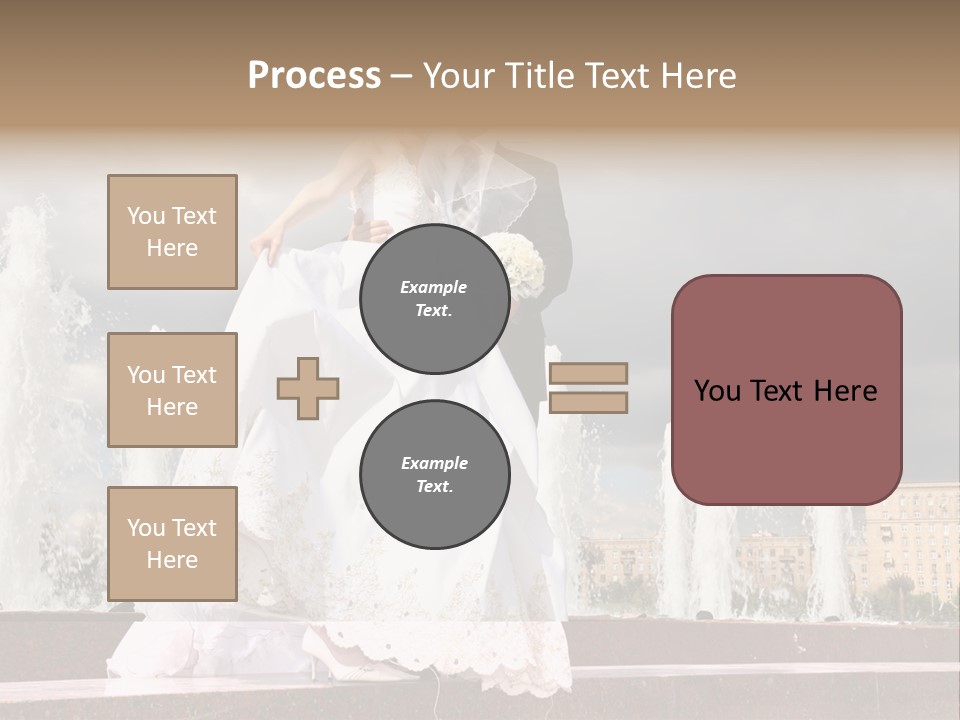 Innocence Dress Gown PowerPoint Template