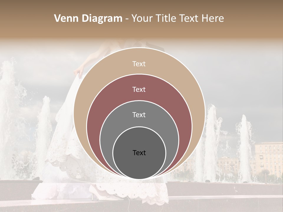 Innocence Dress Gown PowerPoint Template