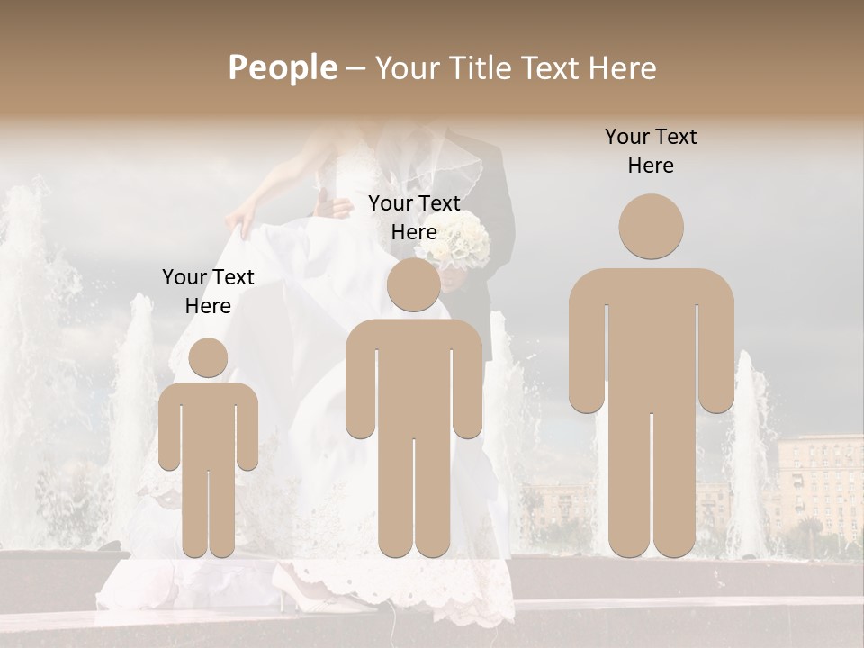 Innocence Dress Gown PowerPoint Template