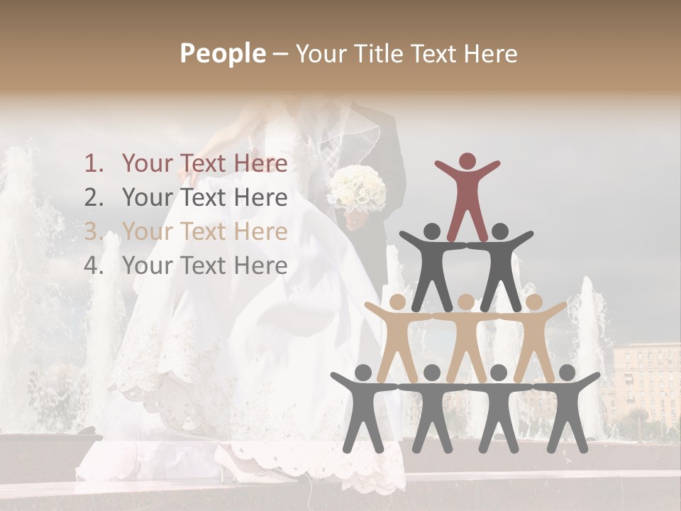 Innocence Dress Gown PowerPoint Template